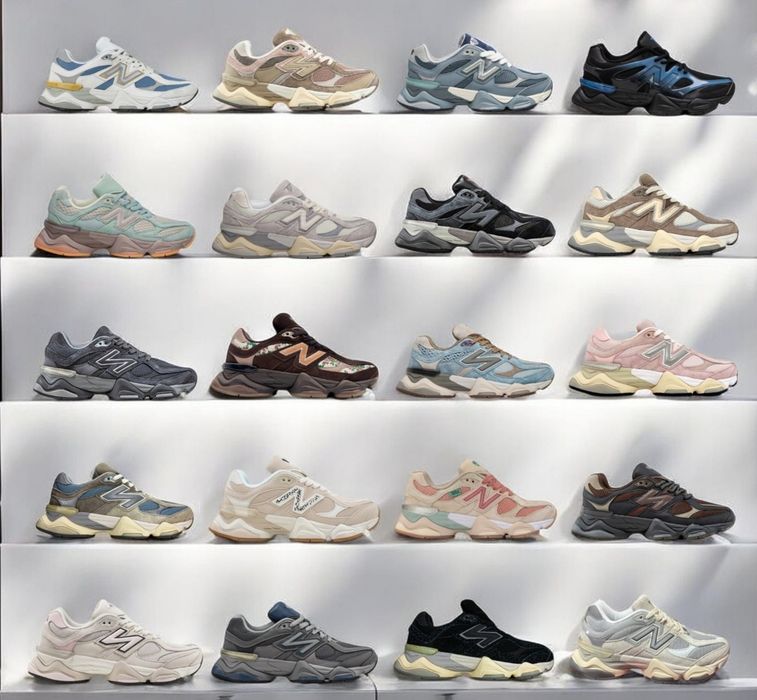 р36-45 Кросівки New Balance 9060 brown grey white pink blue