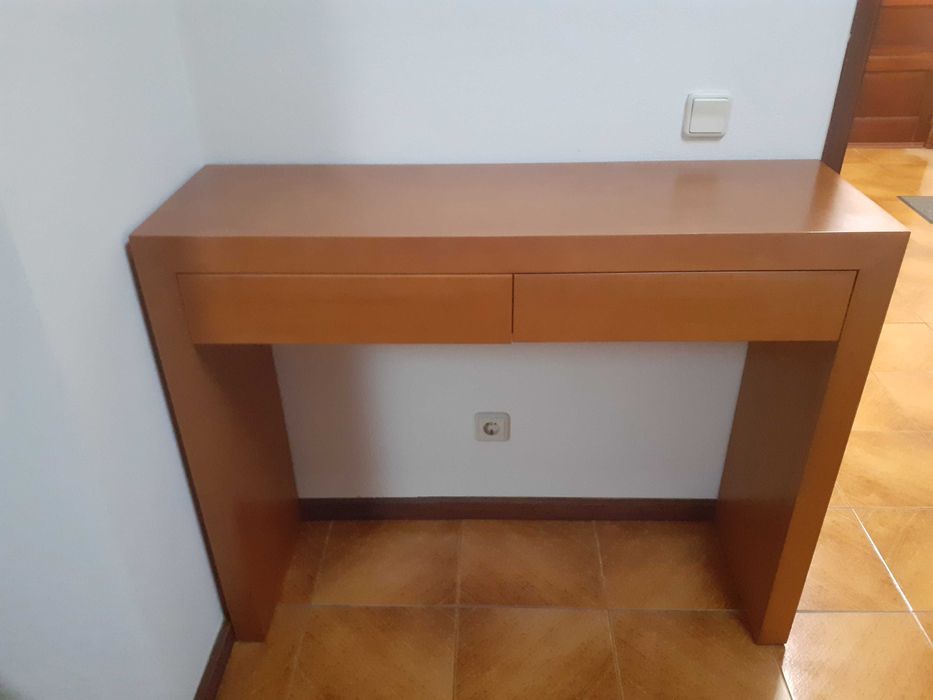 Consola madeira maciça de Nogueira