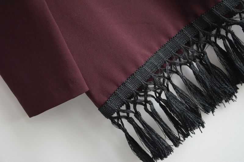 ZARA elegancka bluzka okazjonalna burgund bordowa S / M 38 40