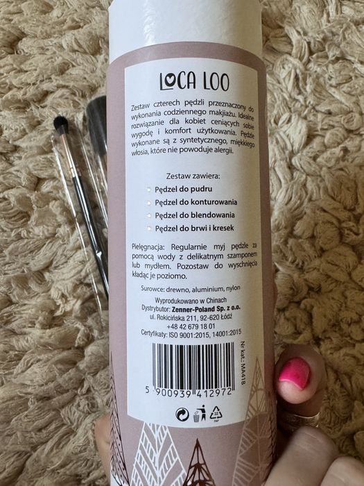 Zestaw pedzli do makijazu