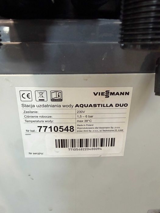Stacja uzdatniania wody – Aquastilla DUO VIESSMANN
