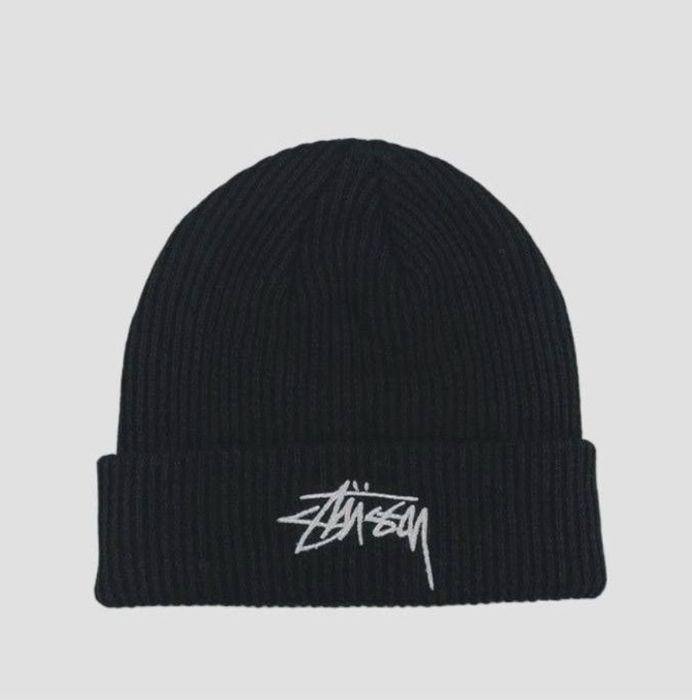 Шапка чоловіча stussy чорна стусі