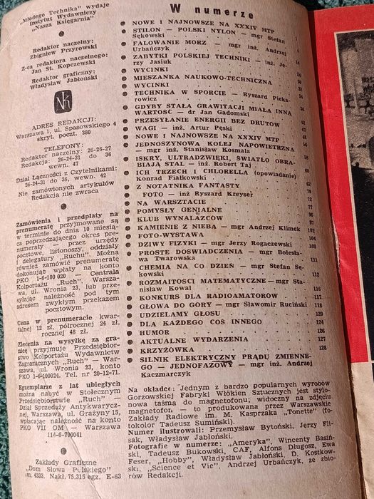 Młody Technik nr 7 1965