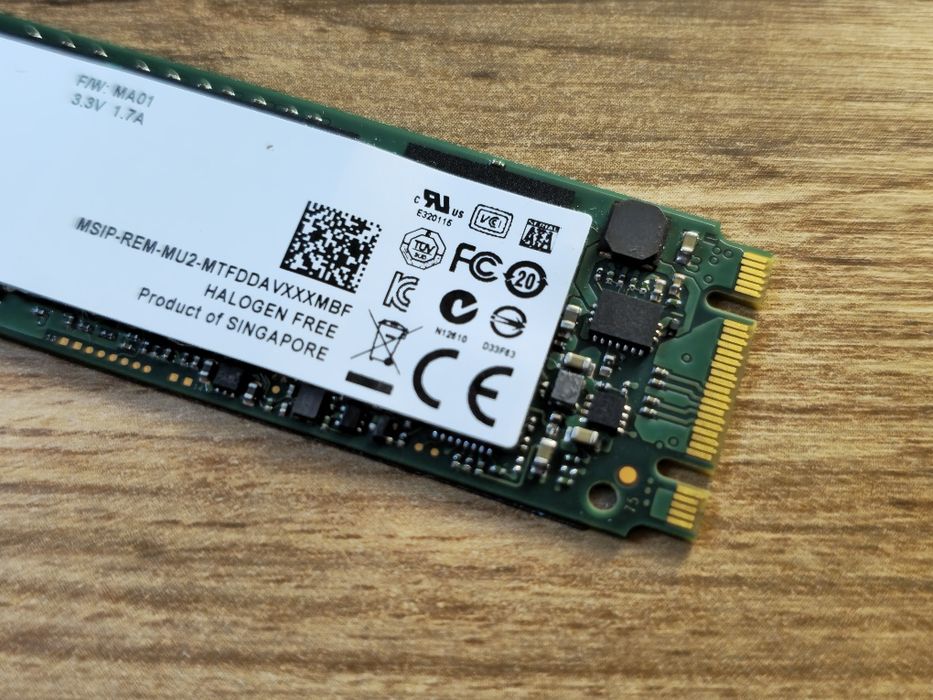 SSD Micron  M.2 256/512gb SATA 6GB/S