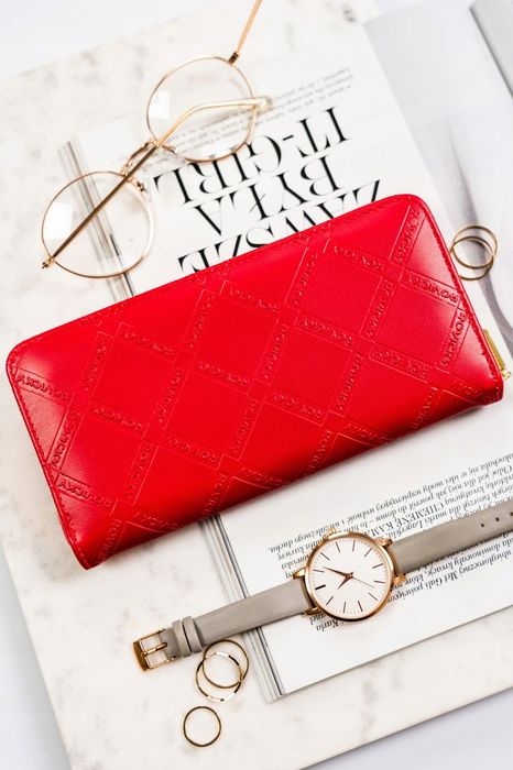 portfel-piórnik damski ze skóry ekologicznej - rovicky