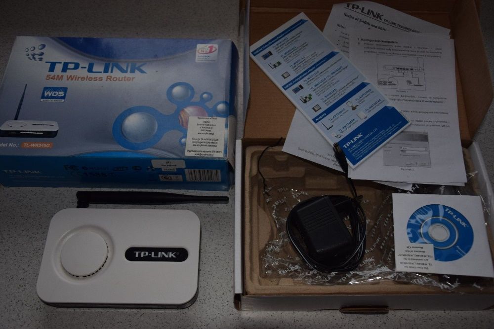 WiFi, MODEM, Switch, Router TP-Link, punkt dostępowy