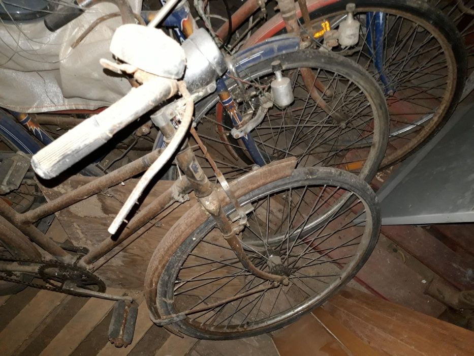 Bicicleta travões de alavança. Várias