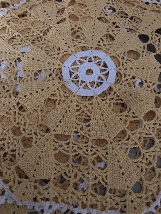 Panos de  cozinha em renda e tecido