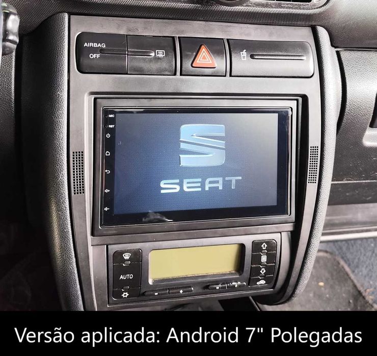 (NOVO) Rádio 2DIN • SEAT • Leon 1M • Toledo • Android GPS Cupra 4+64GB
