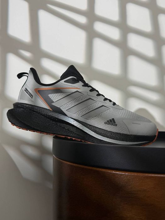 Кросівки Кроссовки Adidas Duramo Speed Light Grey Black Сірий Серый Кросовки демісезон