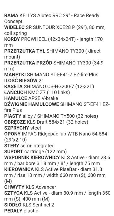 Rower Kellys Spider 10 green 29" L 2023