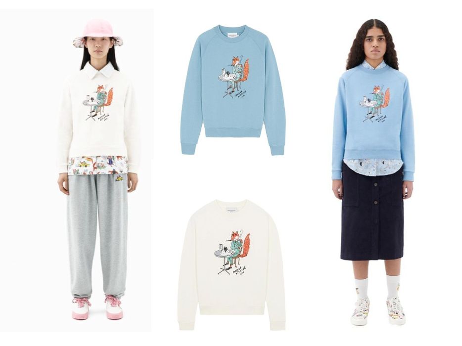 MAISON KITSUNE толстовка світшот бавовняний унісекс