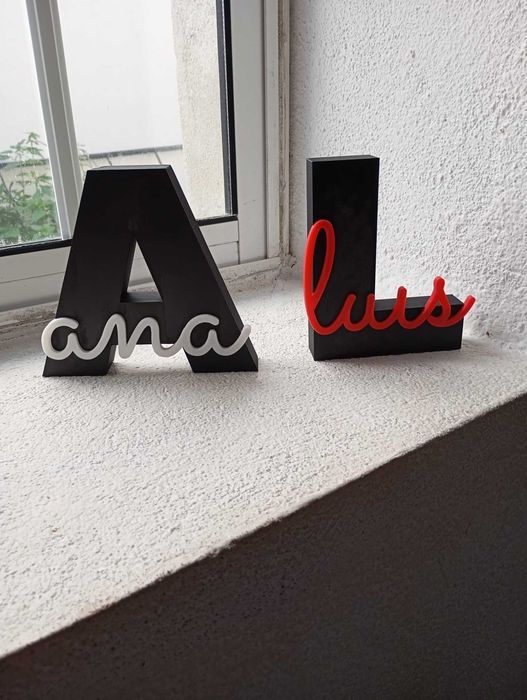 Caixa Letras Personalizada 3D – Nome em Destaque