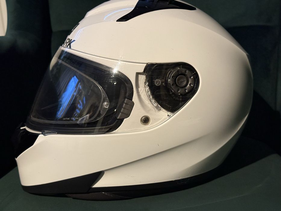 Kask integralny Shark Ridill Blank bialy rozmiar M