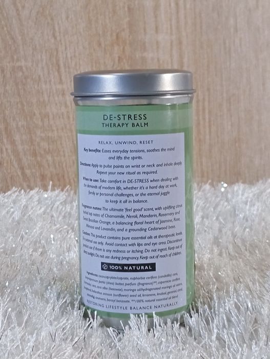 Balsam De-Stress Therapy Zapachowy
100% naturalny balsam aromaterape