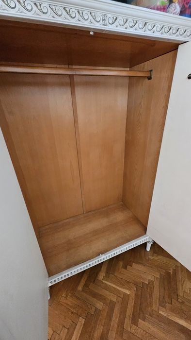 Szafa neoklasyczna  kremowa ludwik XVI prowansalskie shabby chic.