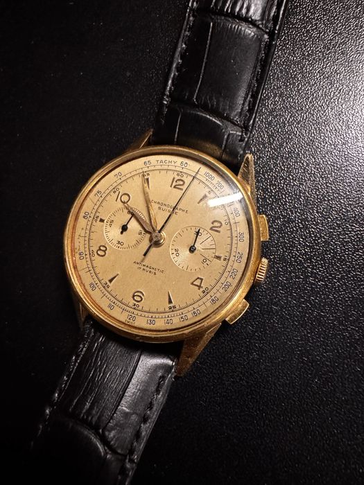 Chronographe Suisse Antimagnetic Gold