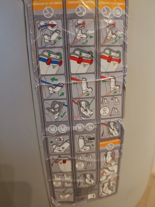 Cadeira auto 0-36 rotativa  com isofix