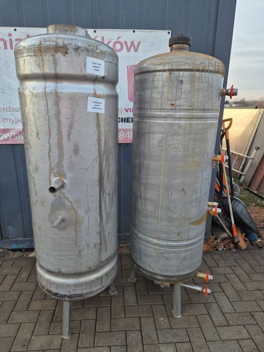 Bufory, hydrofory nierdzewne 350l stojący rewizja Wysylka Gwarancja