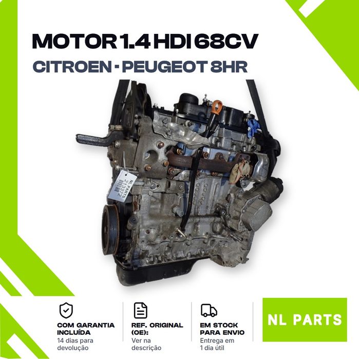 Motor Citroen / Peugeot 1.4hdi 68CV - 8HR