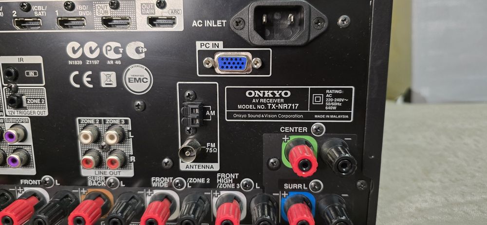 Amplituner wzmacniacz Onkyo TX-NR717 7.1