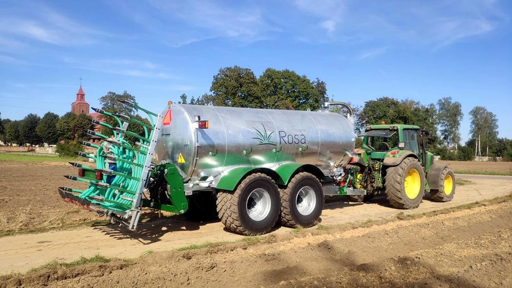 Wóz asenizacyjny 12000 litrów ROSA tandem - beczkowóz, beczka