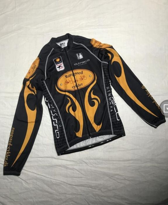 Велоджерсі Rungsted Cykler унісекс L/48 чорно-жовтий