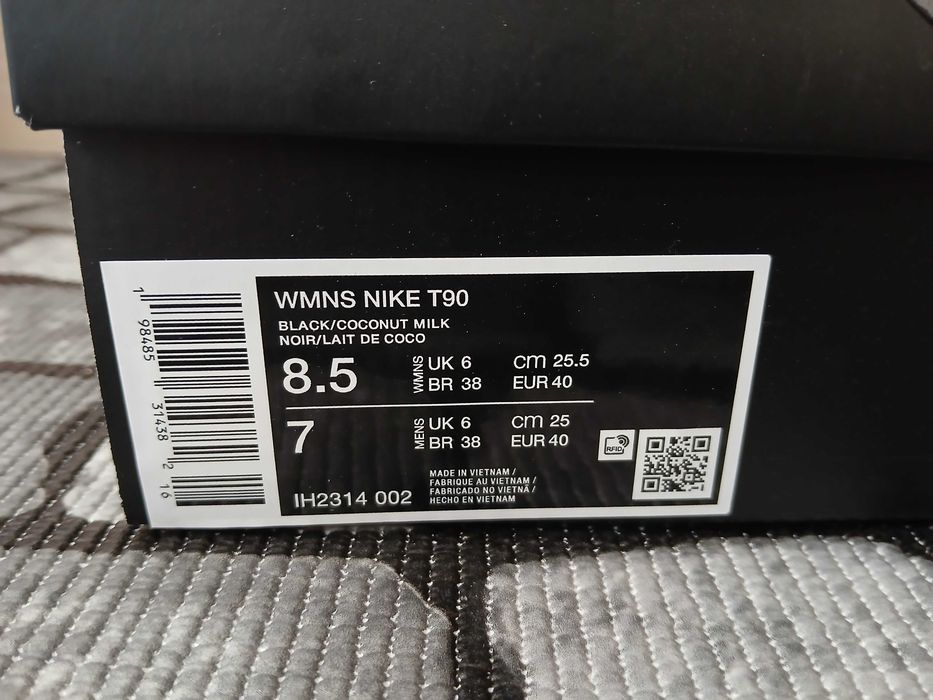 sapatilhas nike total 90 preto preto tenis 40 sneakers T90 futebol