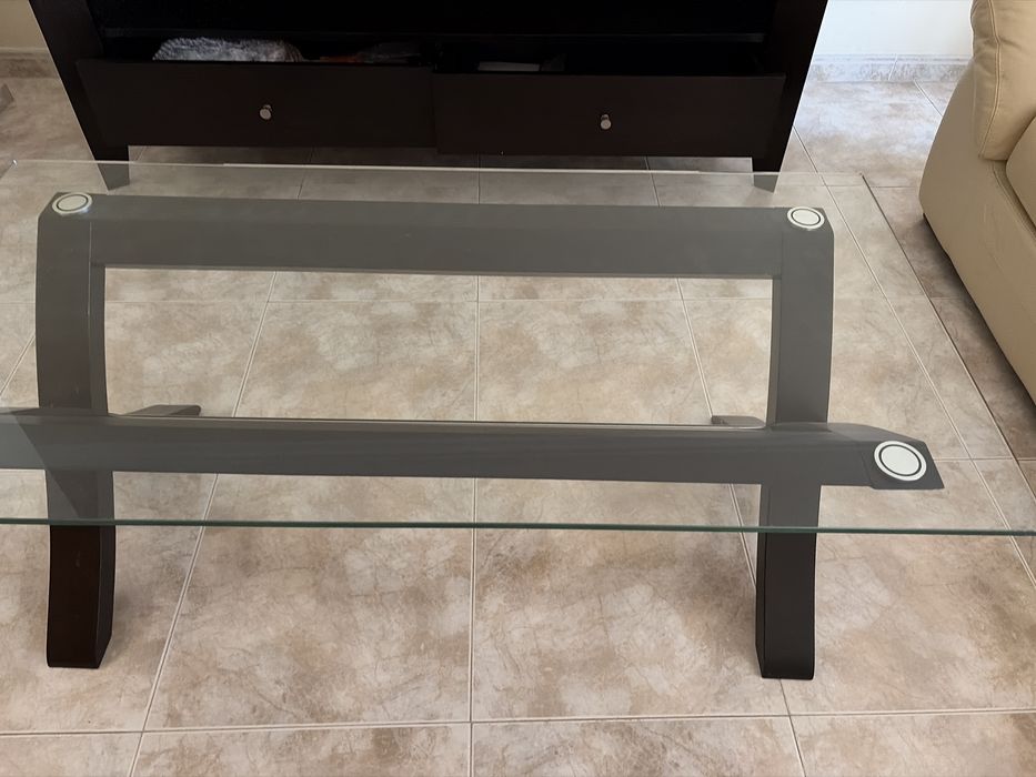 Mesa vidro centro