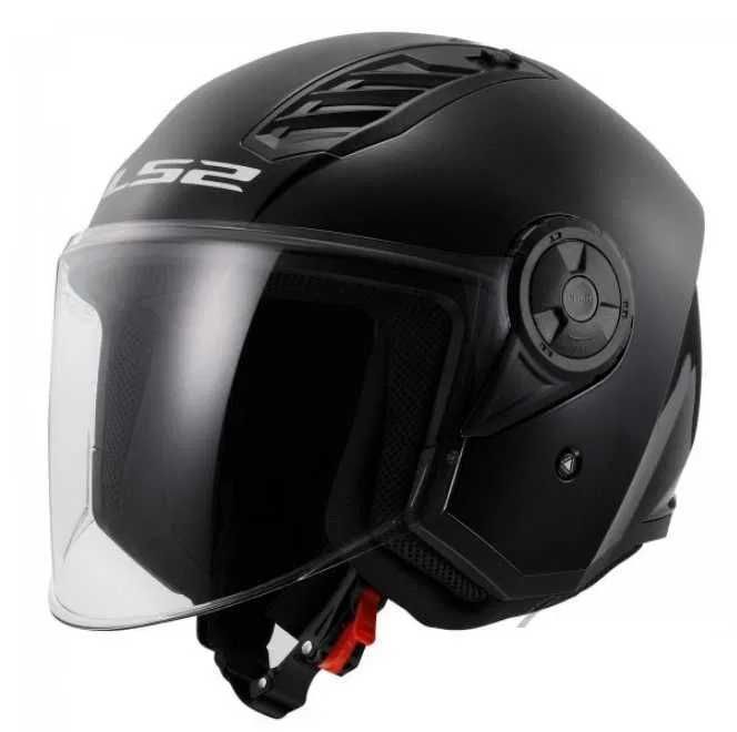 NOWY!! KASK motocykl Otwarty JET LS2 OF616 AIRFLOW II czarny biały