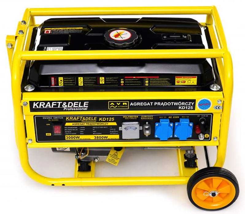 KRAFT&DELE Agregat Prądotwórczy 7km Generator Prądu 3800w 230v KD125