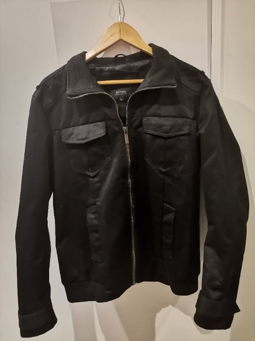 Męska czarna kurtka Bytom , wiosenno- jesienna rozmiar L