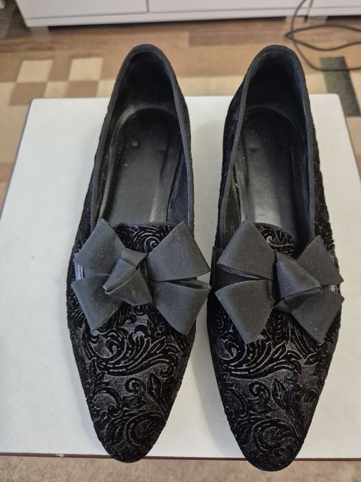 Лоферы туфли женские 38/38,5р., Италия кожа б/у