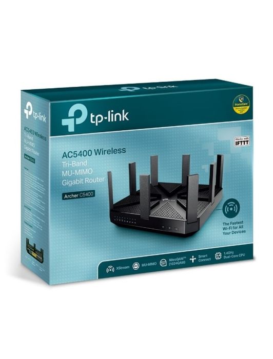 TP-Link Archer C5400 AC5400  Крутий Роутер маршрутизатор трьохдіапазонний Wi-Fi, MU-MIMO, Gigabit