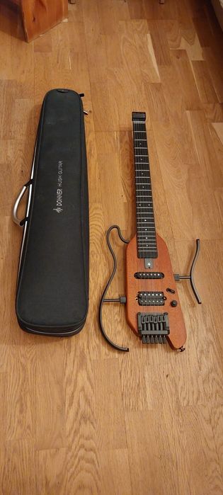 Donner Hush X podrózna gitara elektryczna headless + pokrowiec