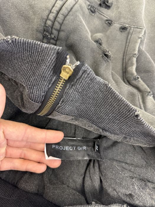 зип худи Grailz project G/R destress