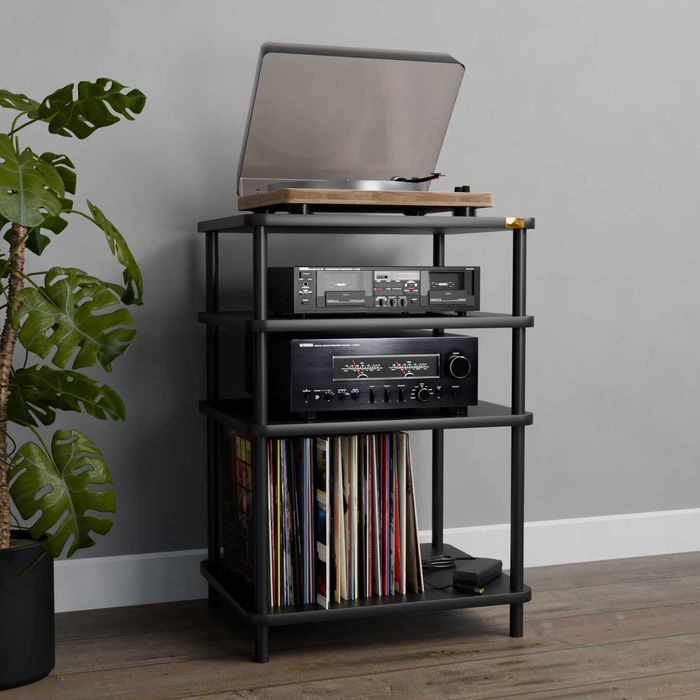 Stolik hi-fi regał na płyty winylowe szafka pod gramofon