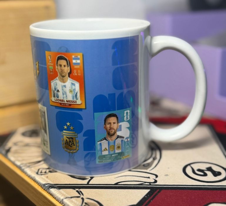 Canecas dos jogadores do mundial