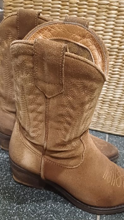 Botas Texanas camurça
