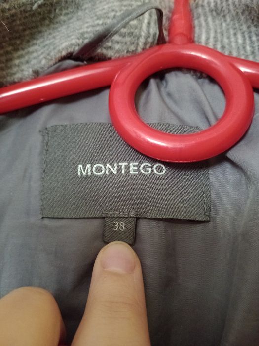 płaszcz szary montego