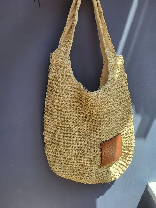 Сумка пляжна плетенка Loewe luxury