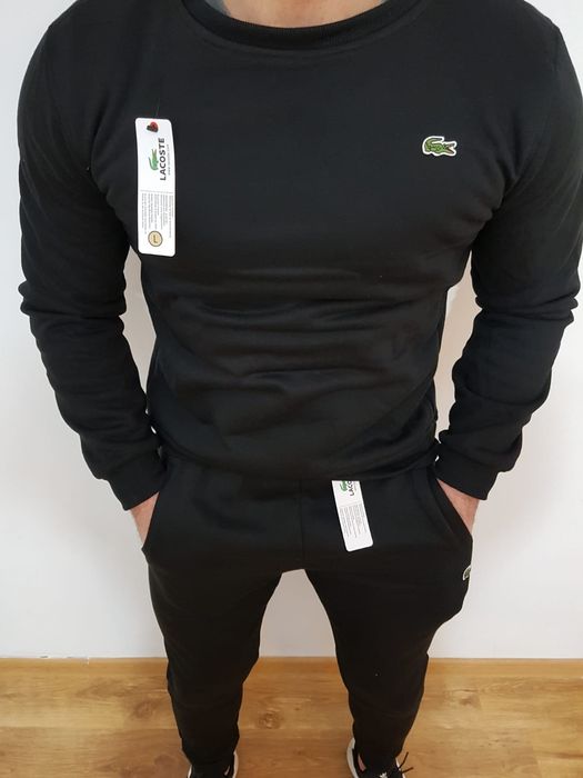 Lacoste czarny męski nowy DRES