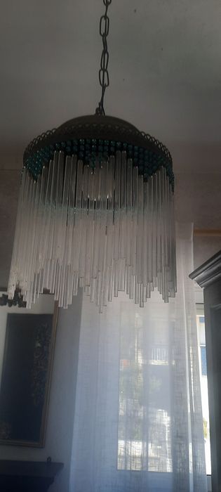 Candeeiro de teto estilo art noveau