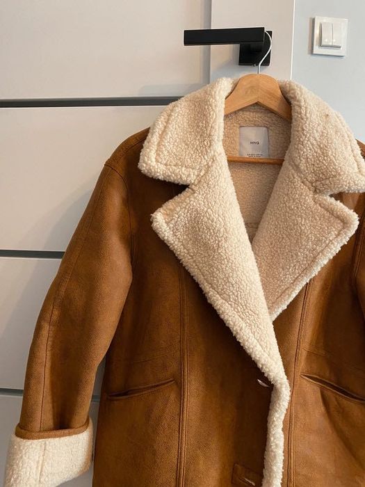 Mango kurtka brązowa