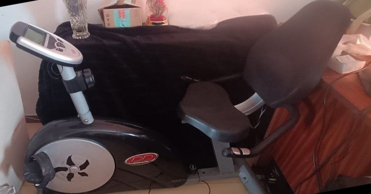bicicleta estática banco baixo