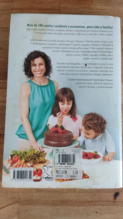 Livro cozinha vegetariana