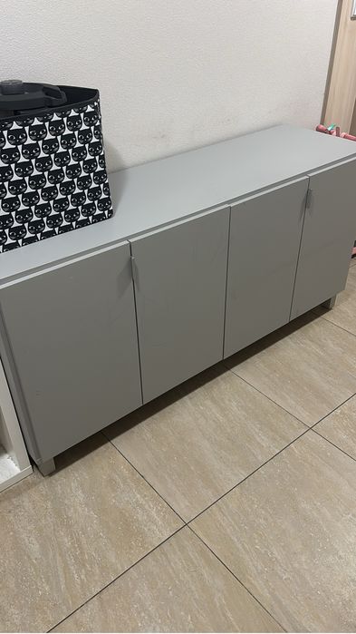 Komoda szara vox simple