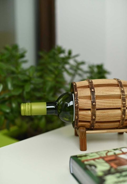 Stojak na wino beczka