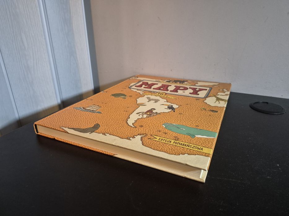 Mapy - książka do nauki geografii dla dzieci.