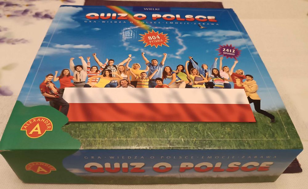 Gra planszowa edukacyjna QUIZ O POLSCE